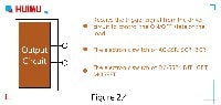 The output circuit of the solid-state relay is controlled by a trigger signal to enable on/off switching of the load power supplies. 