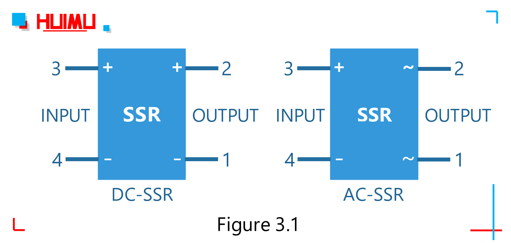 Solid state relay schematic symbol