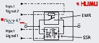  Diagram of hybrid solid state relay