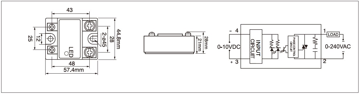 MGR-1VD 시리즈 전압 전력 조정기 Diagram