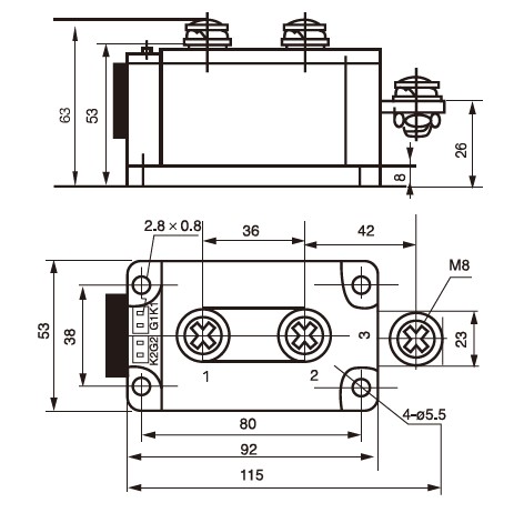 OVERALL DIMENSIONS 401F