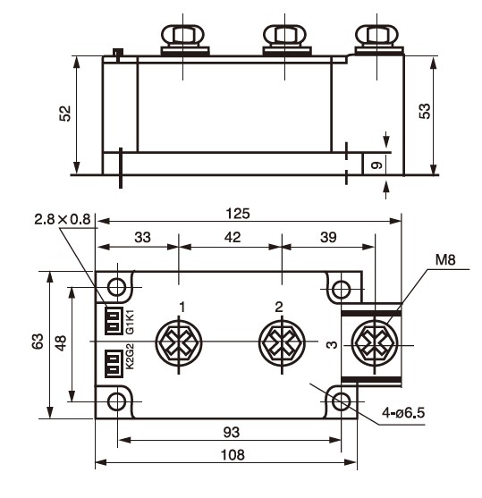 OVERALL DIMENSIONS 501F