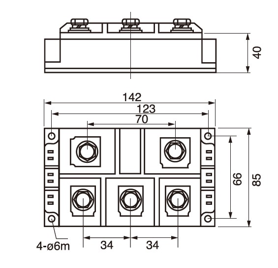 OVERALL DIMENSIONS 105A