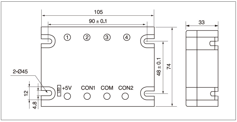 Dimensions - MGR DT 2240 EG