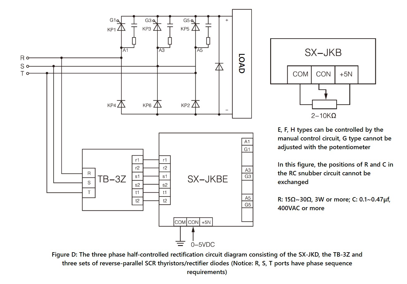 Circuit diagram and Wiring diagram - SX JKB series