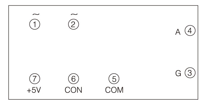 The ports(terminals) of the SCR JKK / TRIAC JKK shift trigger module