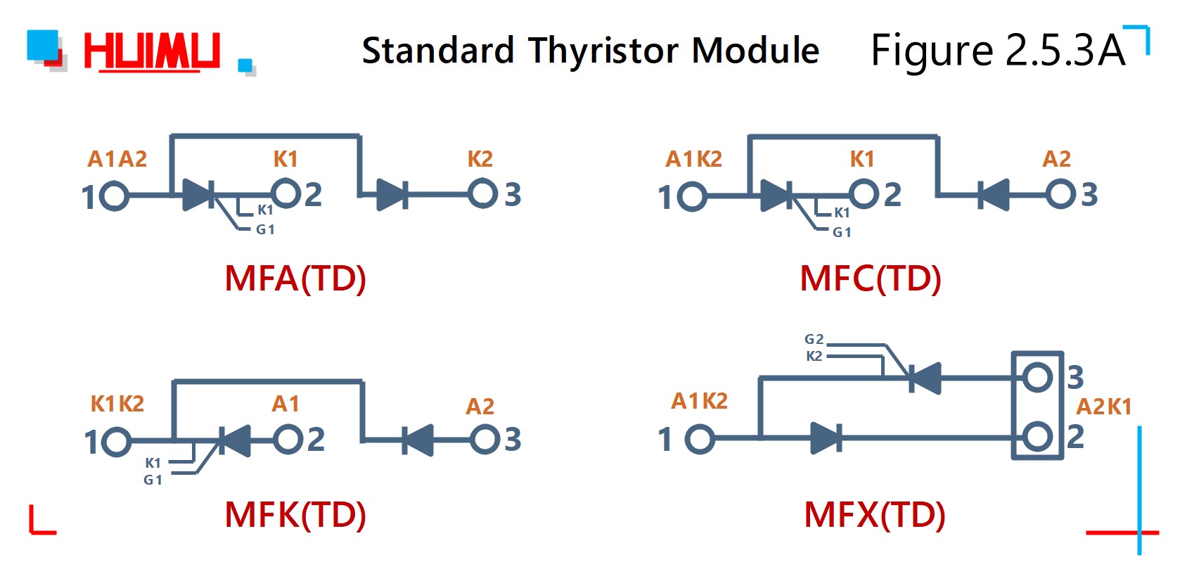 Wiring diagram of MFx(TD) series