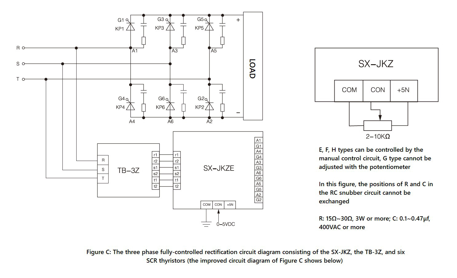 SX-JKZ Series, Circuit Wiring Diagram