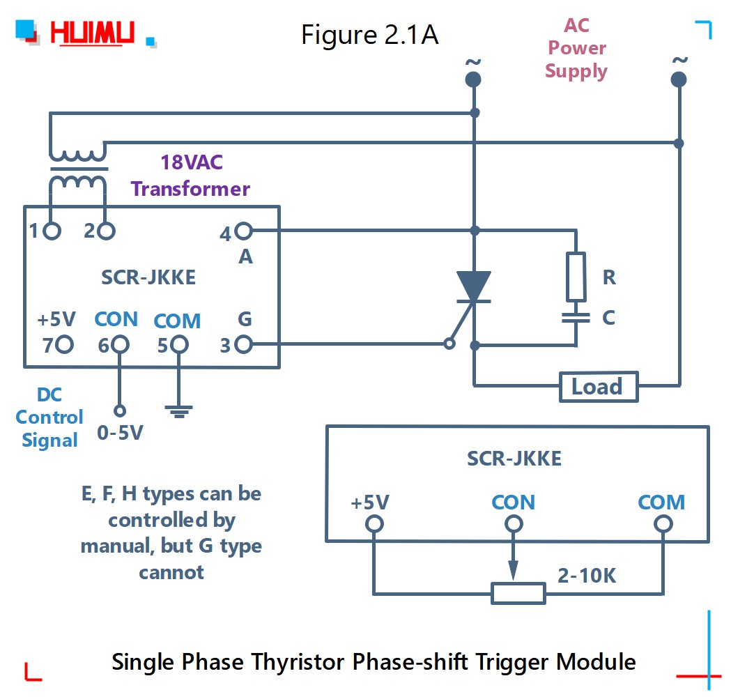 SCR-JKK circuit wiring diagram│HUIMULTD How to wire MGR mager SCR-JKK single phase thyristor phase-shift trigger module? More detail via www.@huimultd.com
