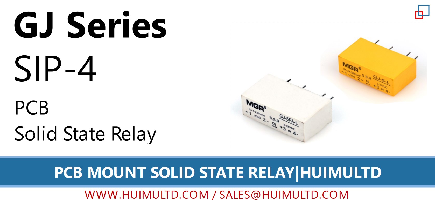 GJ series PCB Mount Solid State Relay
