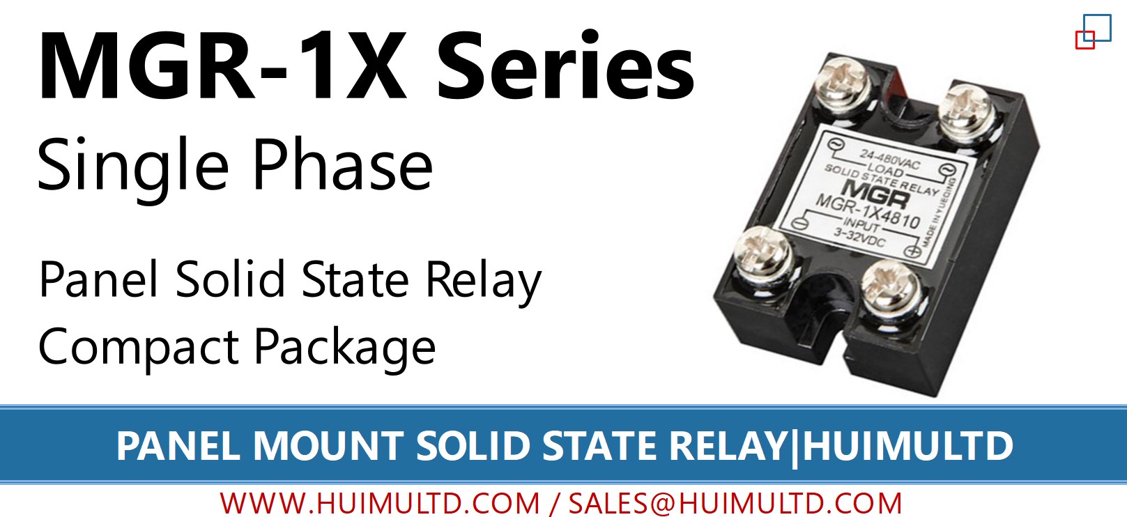 MGR-1X Series Panel Mount Solid State Relay