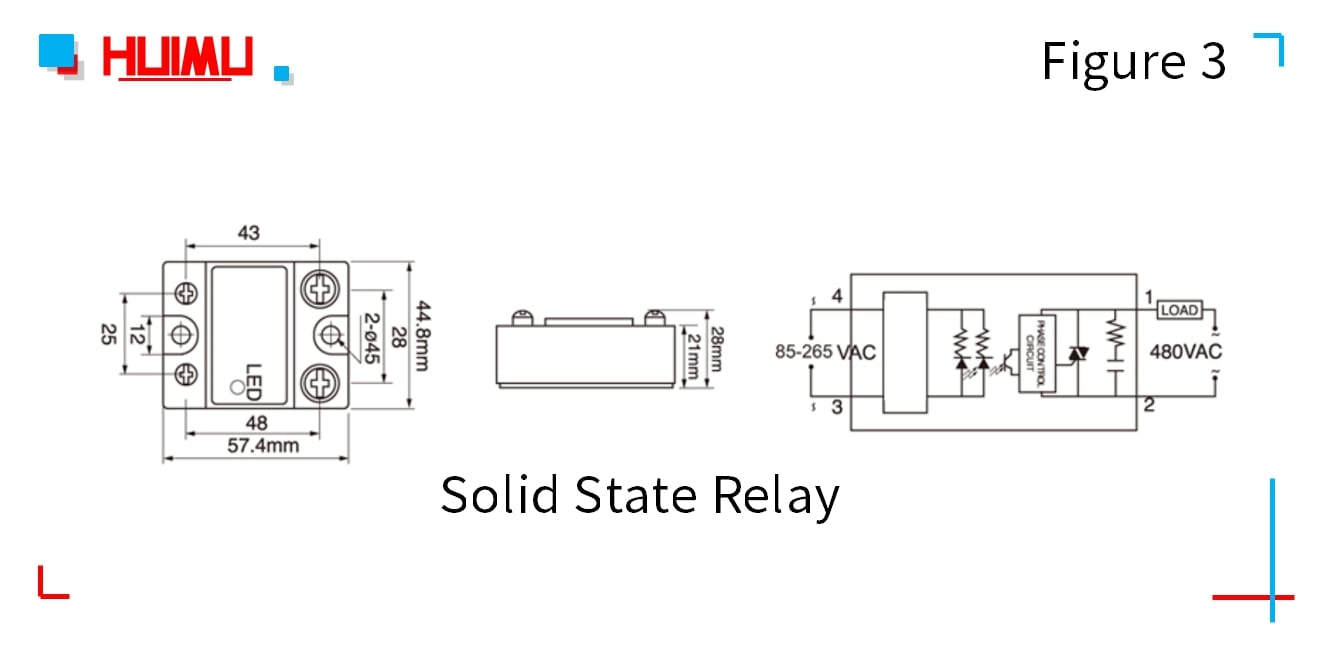 Solid-state relay diagram