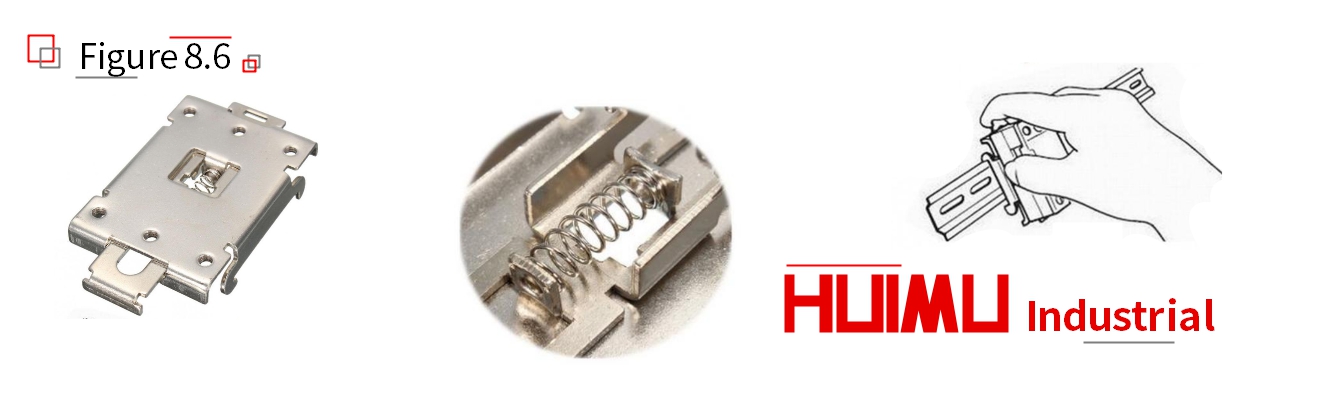 DIN rail mounting method for solid state relays│HUIMULTD In many cases, the load power will limit whether the SSR is mounted on the PCB, the panel or the DIN rail.