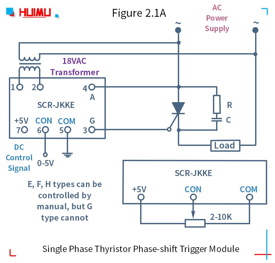 SCR-JKK circuit wiring diagram│HUIMULTD How to wire MGR mager SCR-JKK 단상 사이리스터 위상 편이 트리거 모듈? More detail via www.@huimultd.com
