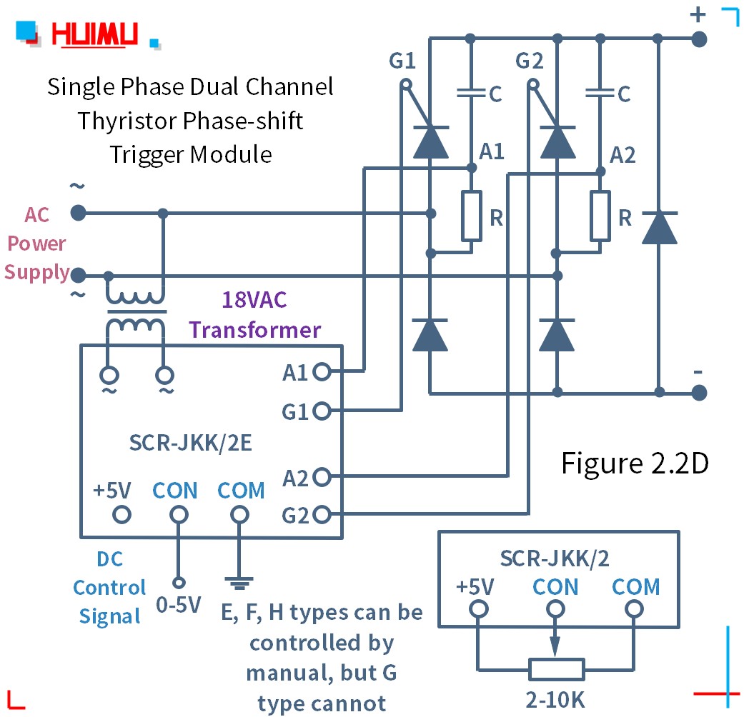 How to wire MGR mager 단상 듀얼 채널 사이리스터 위상 편이 트리거 모듈 (SCR-JKK/2) (static dv/dt improved version)? More detail via www.@huimultd.com