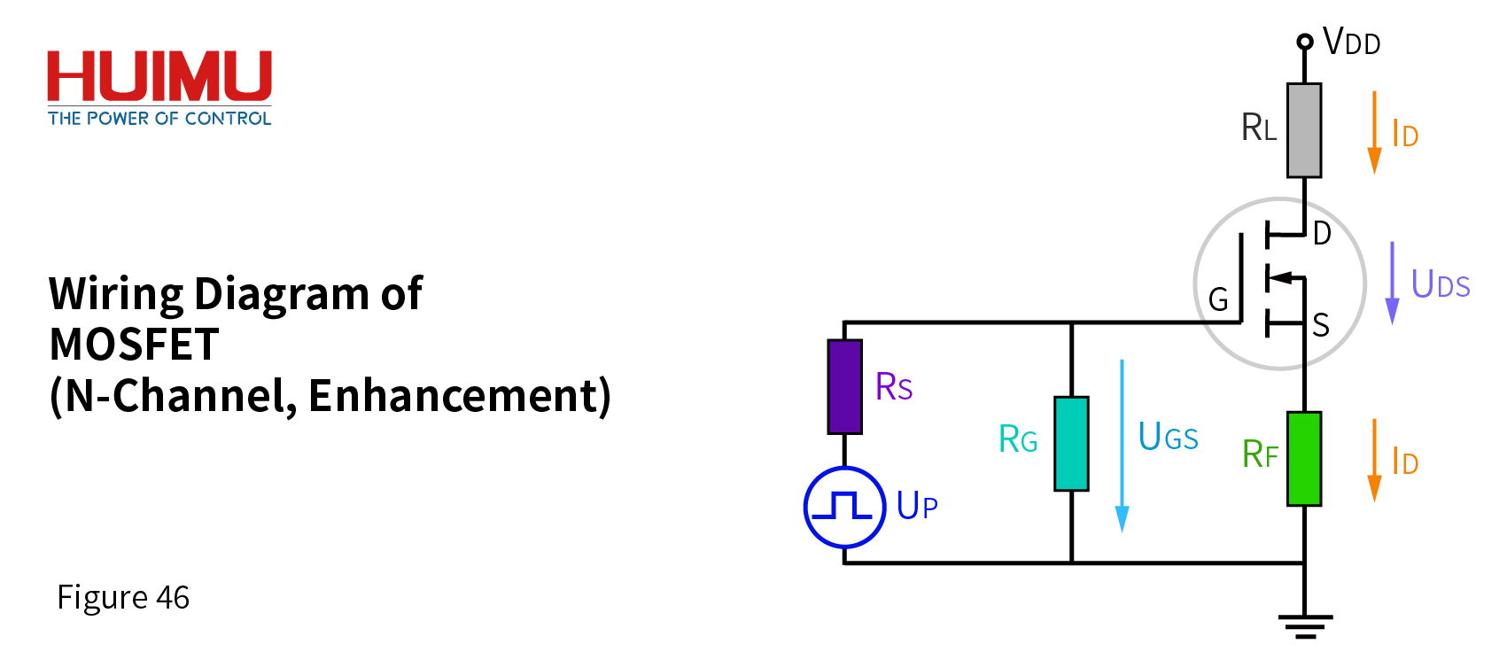 Wiring Diagram of MOSFET(N-Channel)
