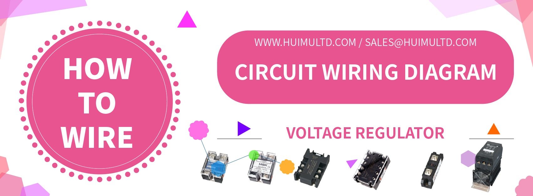 How to wire the voltage regulator/voltage regulation module? banner