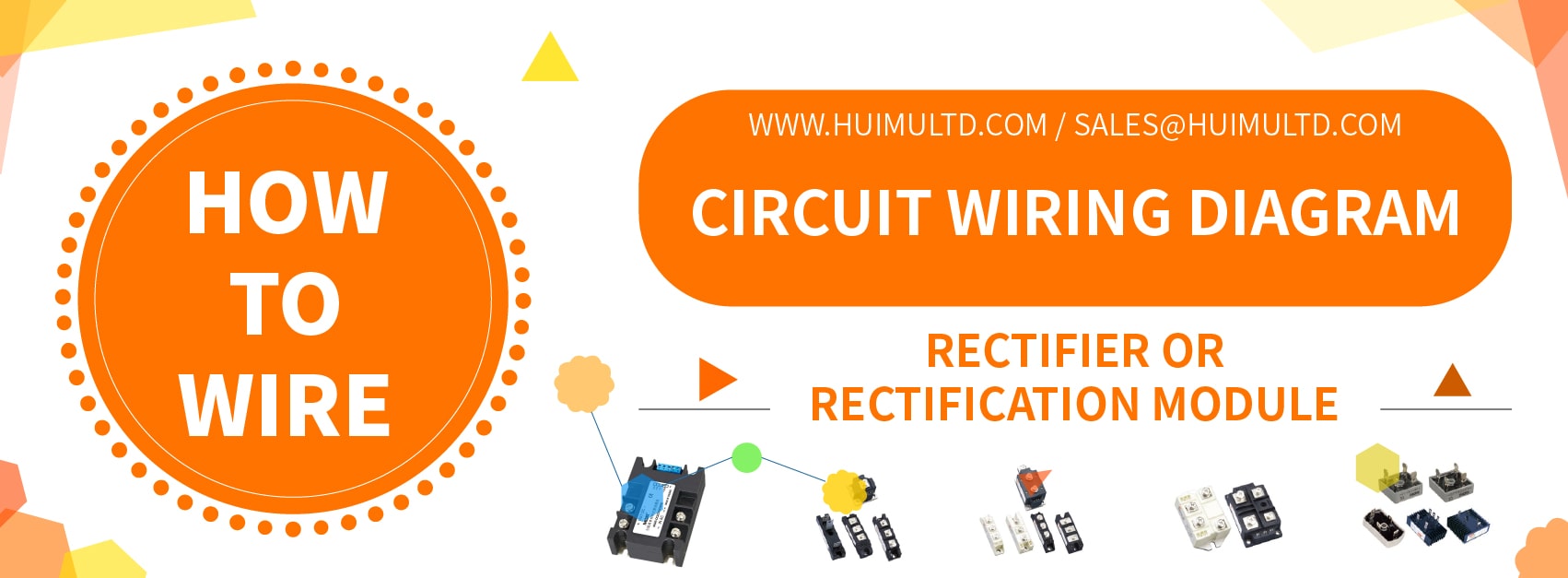 How to wire the diode rectifier/rectification module? banner