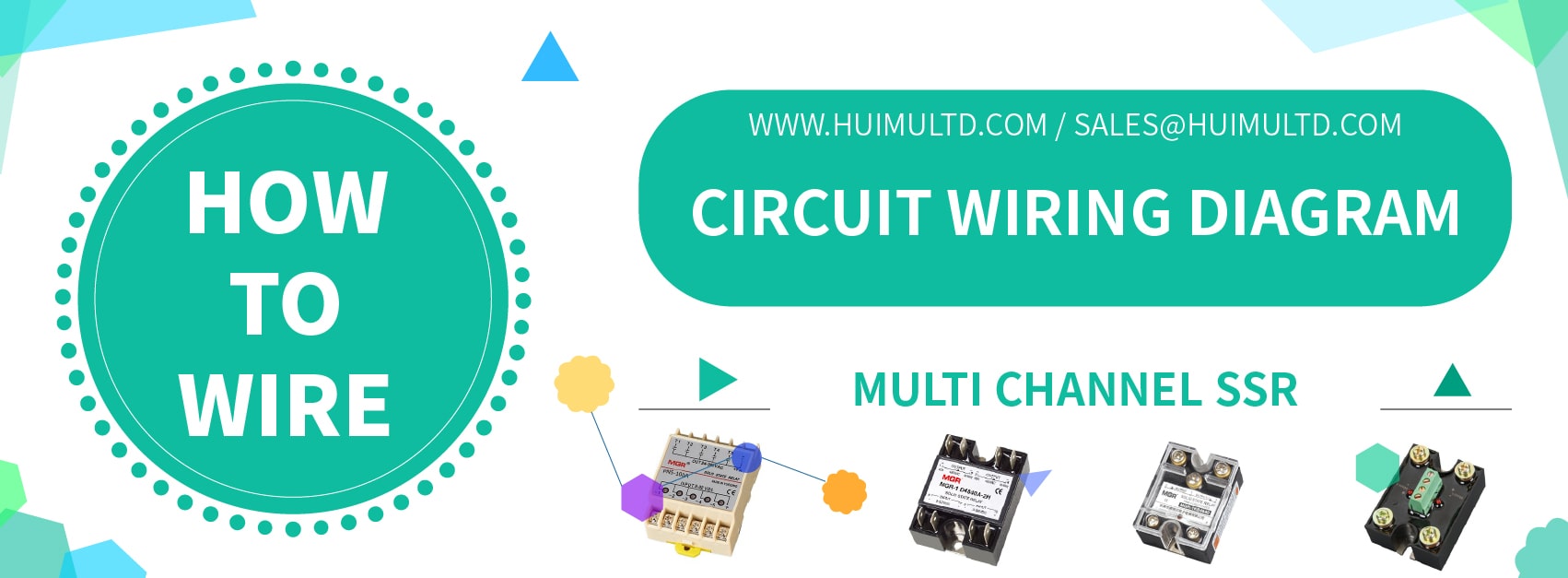 How to wire the multi-channel Solid State Relay? banner