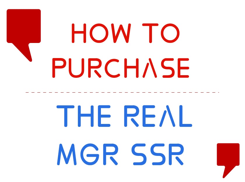 Как приобрести настоящий MGR SSR smallImg